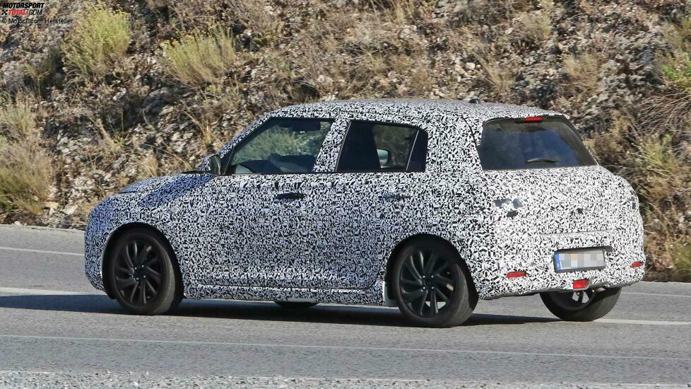 Suzuki Swift (2024) erste Erlkönig-Aufnahmen