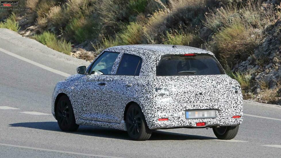 Suzuki Swift (2024) erste Erlkönig-Aufnahmen