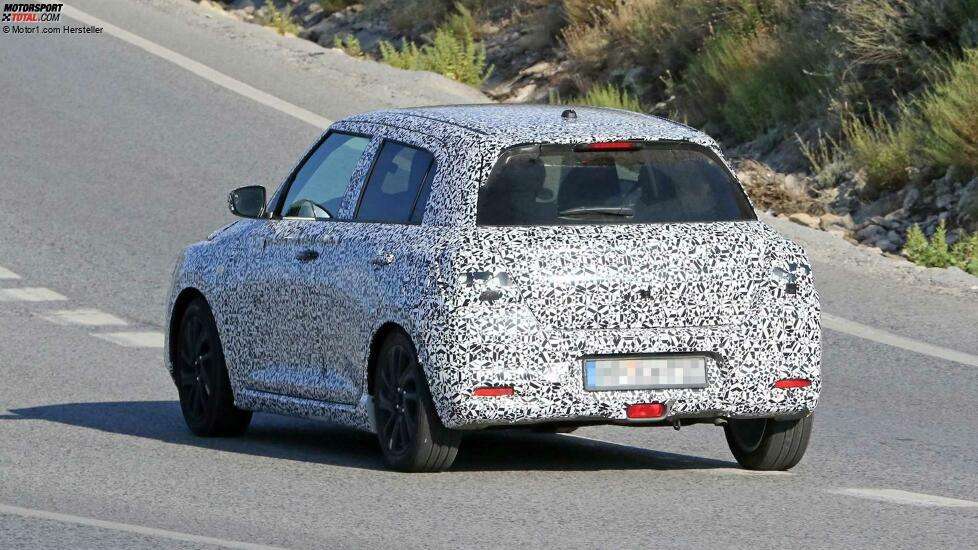 Suzuki Swift (2024) erste Erlkönig-Aufnahmen