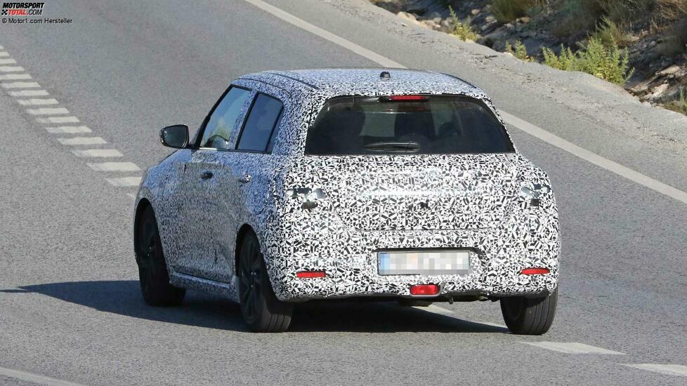 Suzuki Swift (2024) erste Erlkönig-Aufnahmen