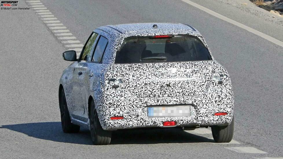 Suzuki Swift (2024) erste Erlkönig-Aufnahmen