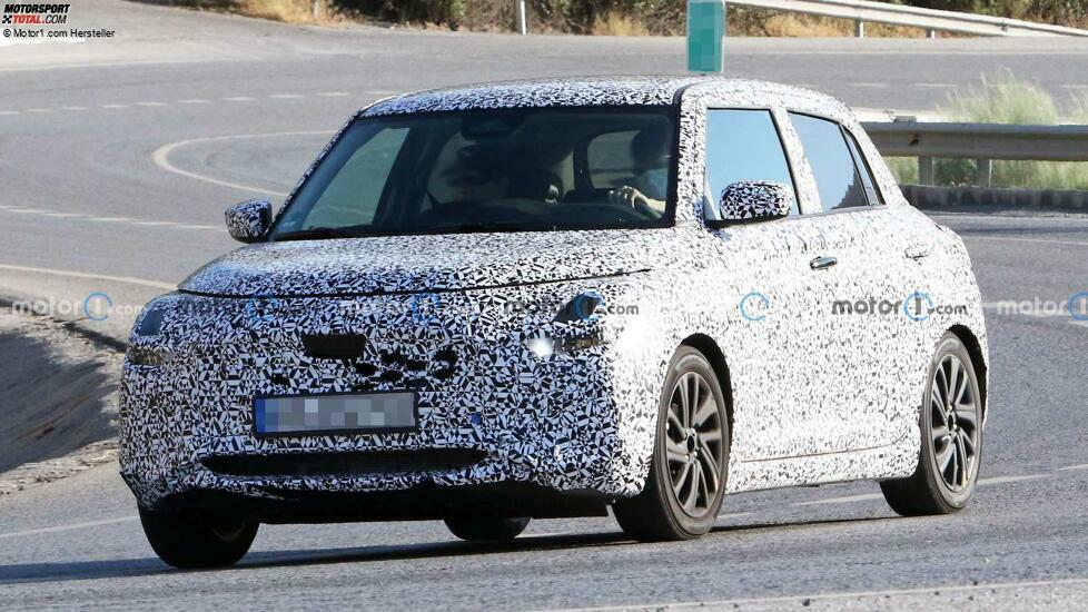 Suzuki Swift (2024) erste Erlkönig-Aufnahmen