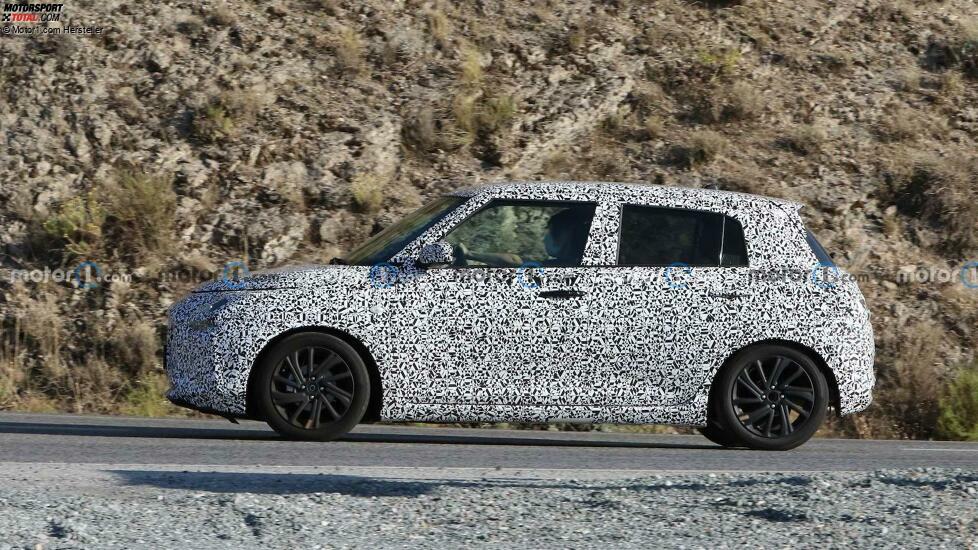 Suzuki Swift (2024) erste Erlkönig-Aufnahmen