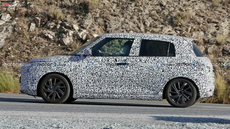 Suzuki Swift (2024) erste Erlkönig-Aufnahmen