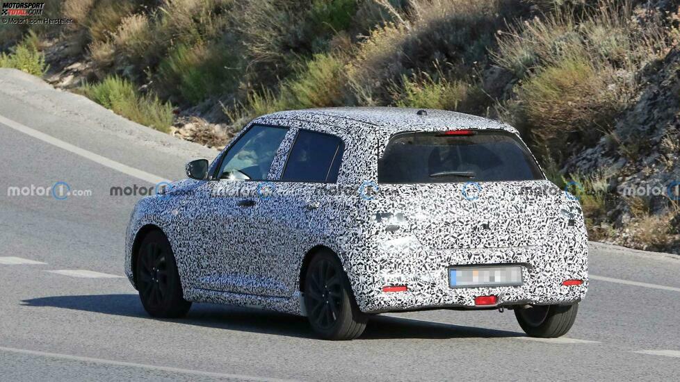 Suzuki Swift (2024) erste Erlkönig-Aufnahmen