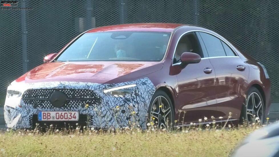 2023 Mercedes-Benz CLA Facelift Spy Video