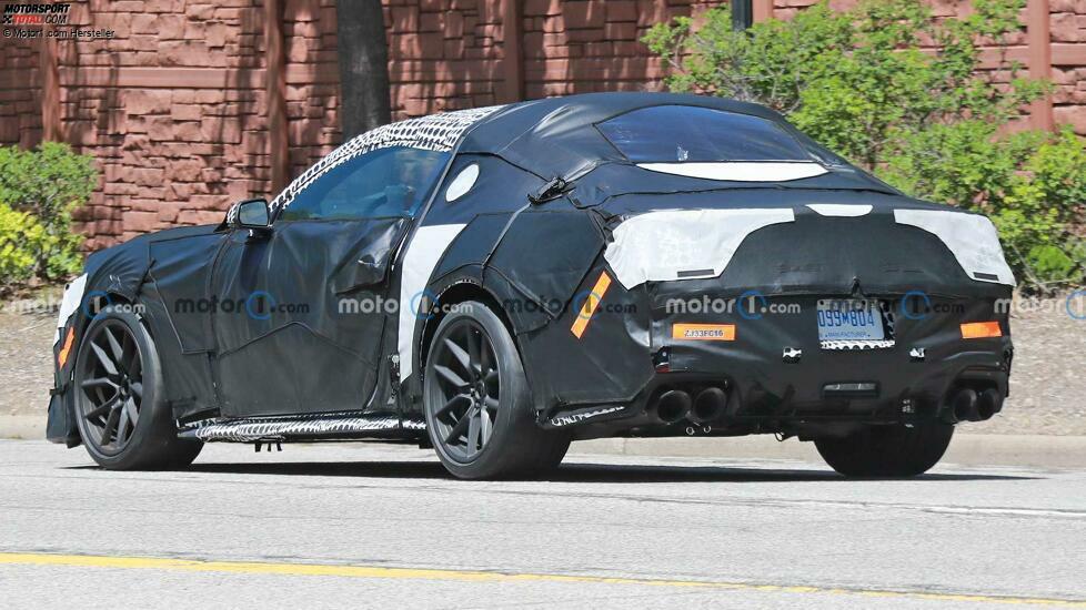 2024 Ford Mustang Mach 1 Spy-Foto, Rückansicht