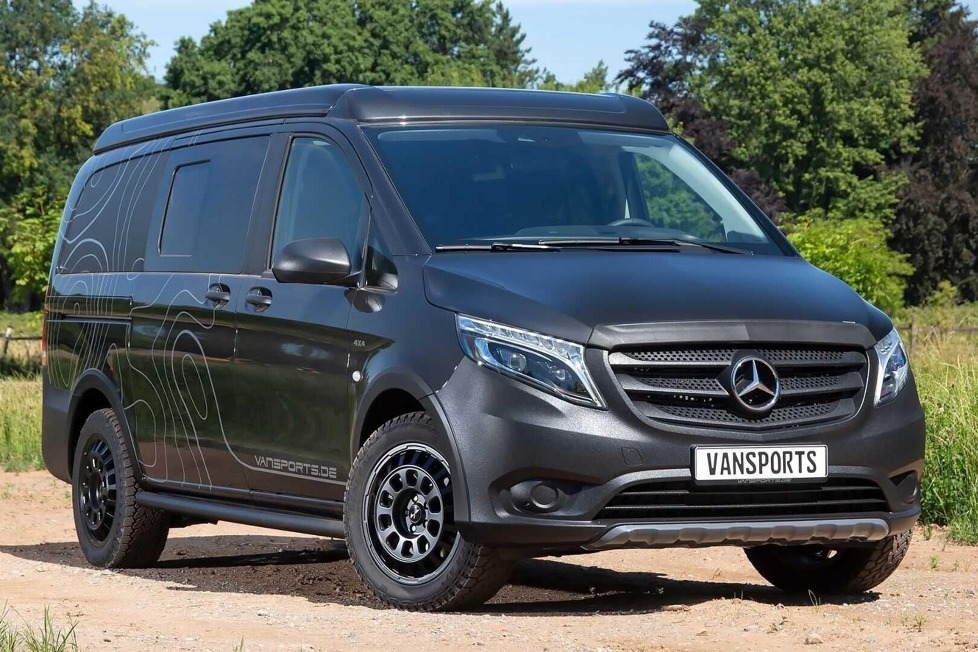 Vansports macht den Benz-Transporter Abenteuer-tauglich. Das Projektfahrzeug steht zum Verkauf