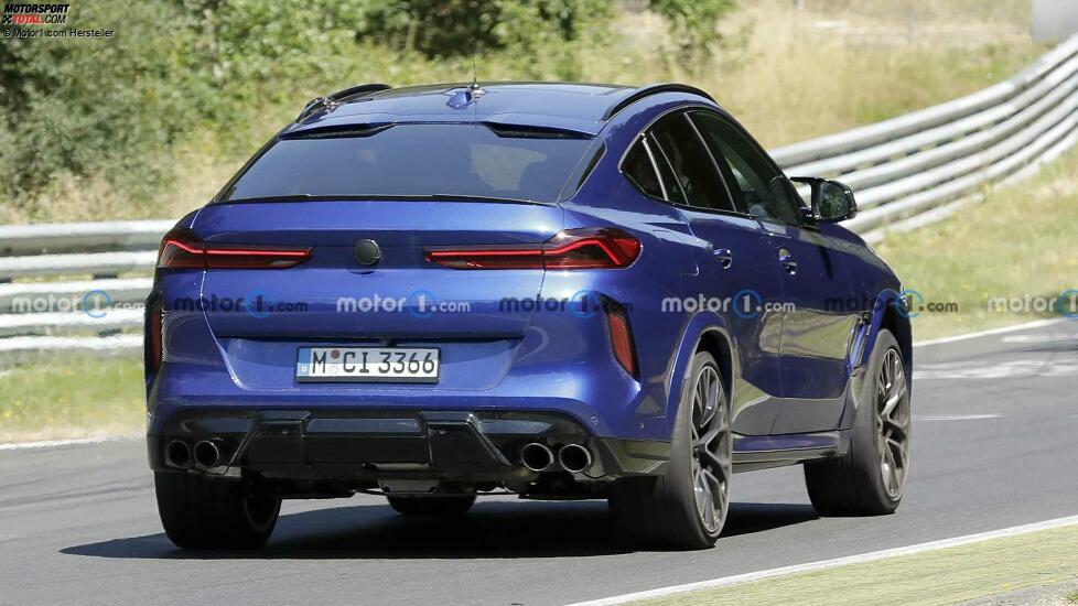 BMW X6 M (2023) mit Facelift als Erlkönig auf dem Nürburgring