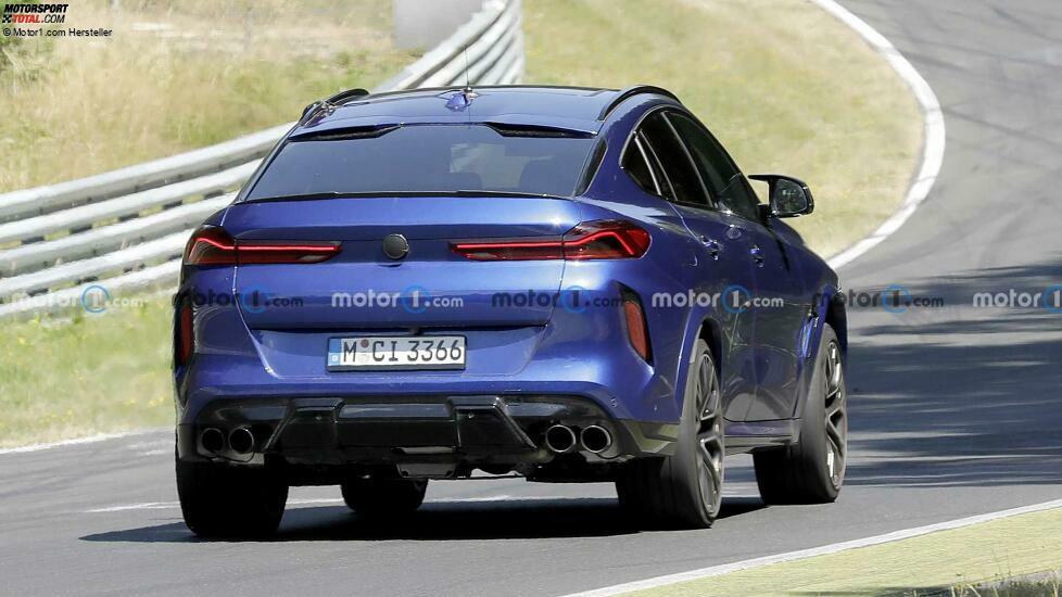 BMW X6 M (2023) mit Facelift als Erlkönig auf dem Nürburgring