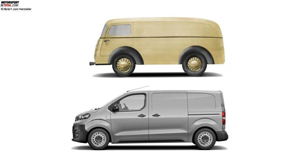 Opel Blitz 1 to. Lieferwagen, 1937; Opel Vivaro C