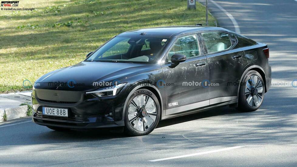 Polestar 2 Facelift auf Erlkönigbildern