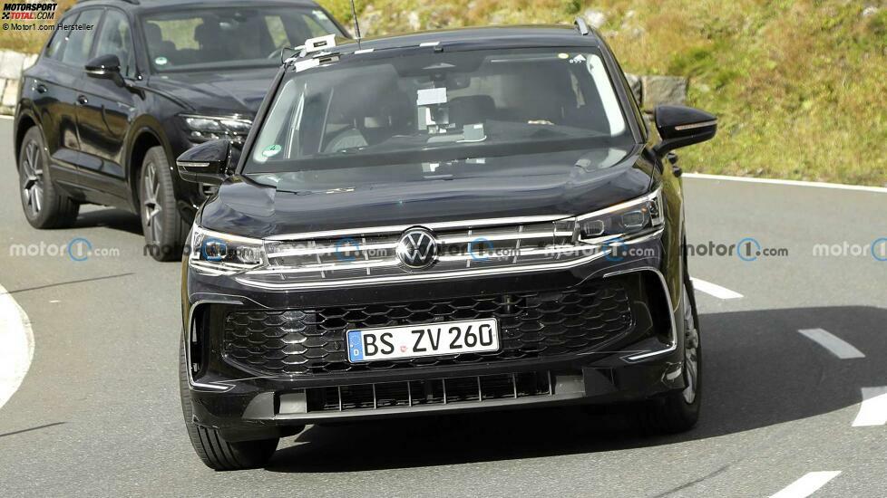 VW Tiguan (2023) mit Serienkarosserie erwischt