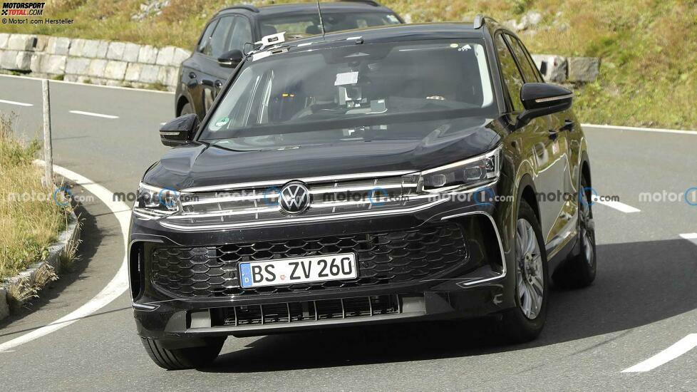 VW Tiguan (2023) mit Serienkarosserie erwischt