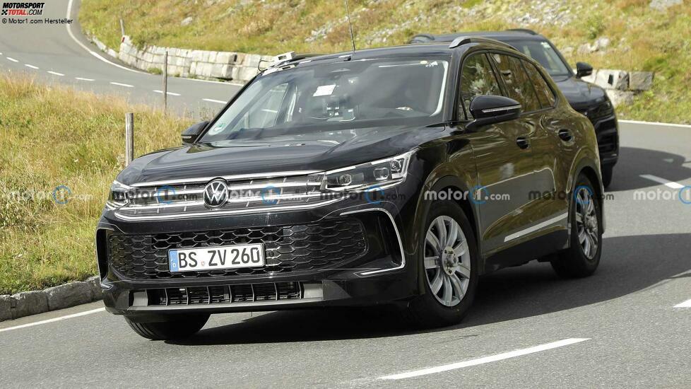 VW Tiguan (2023) mit Serienkarosserie erwischt