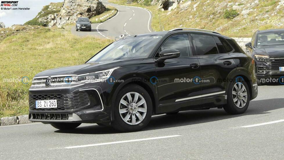VW Tiguan (2023) mit Serienkarosserie erwischt