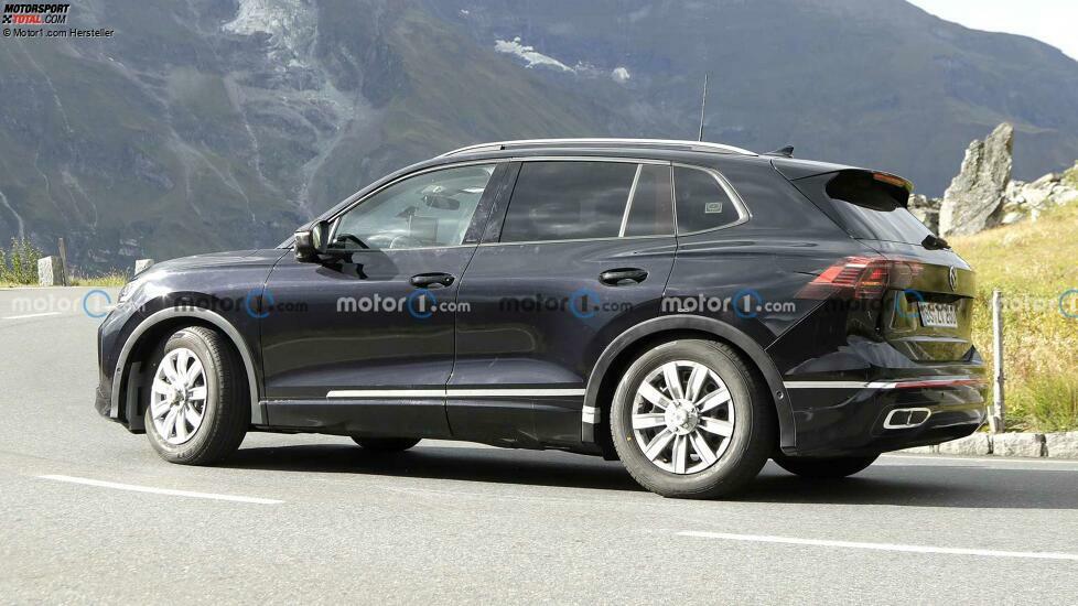 VW Tiguan (2023) mit Serienkarosserie erwischt