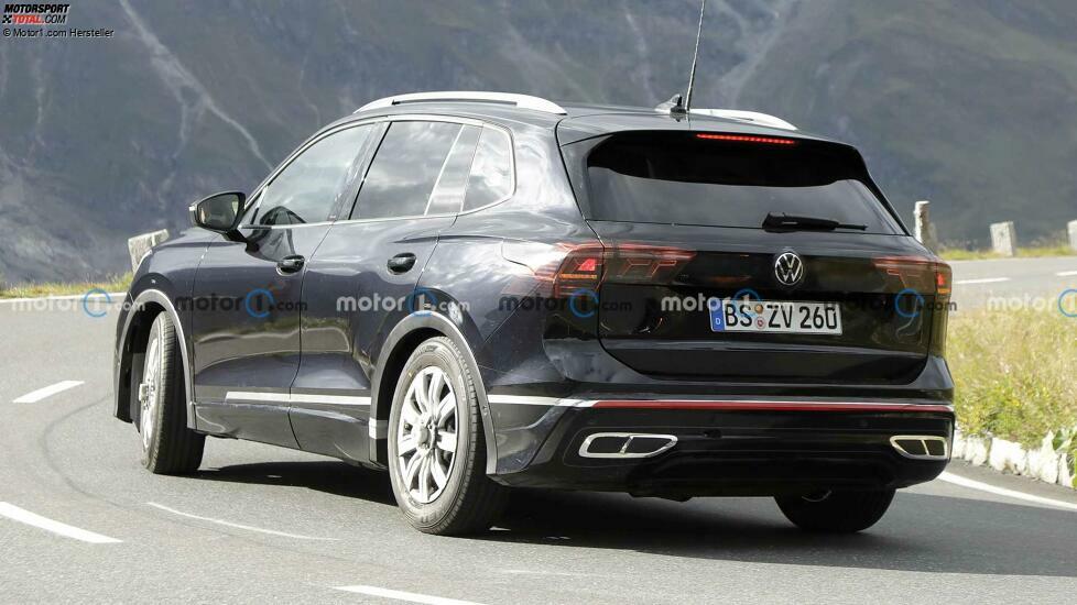VW Tiguan (2023) mit Serienkarosserie erwischt