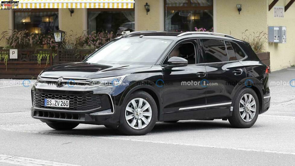VW Tiguan (2023) mit Serienkarosserie erwischt