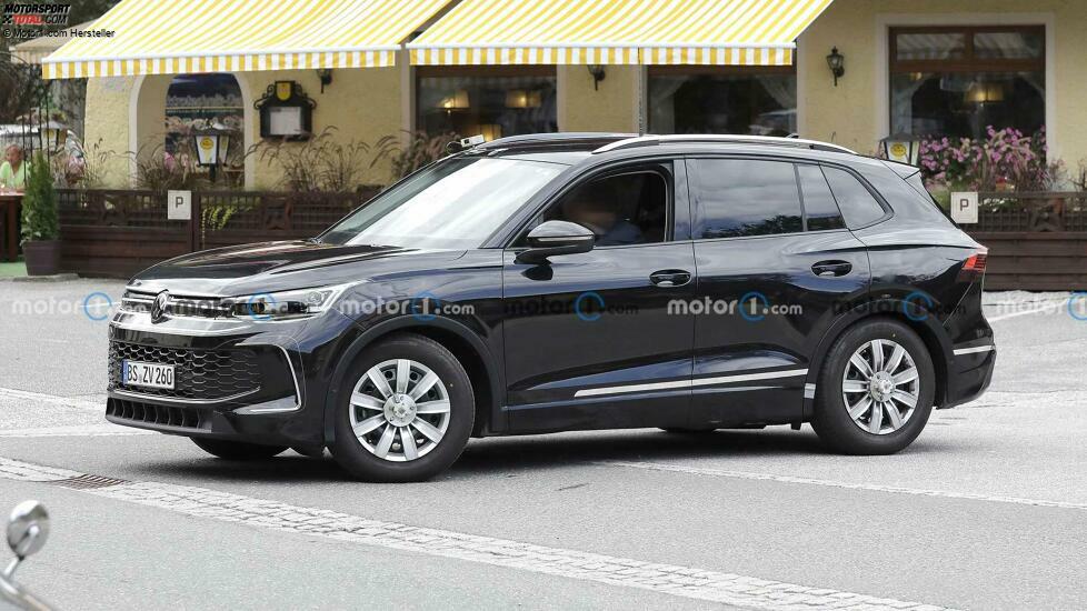 VW Tiguan (2023) mit Serienkarosserie erwischt