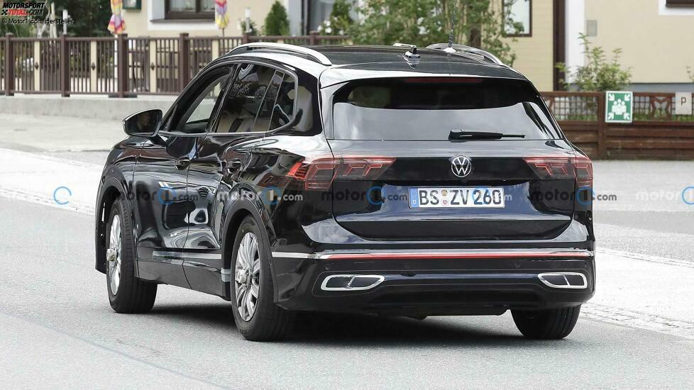 VW Tiguan (2023) mit Serienkarosserie erwischt