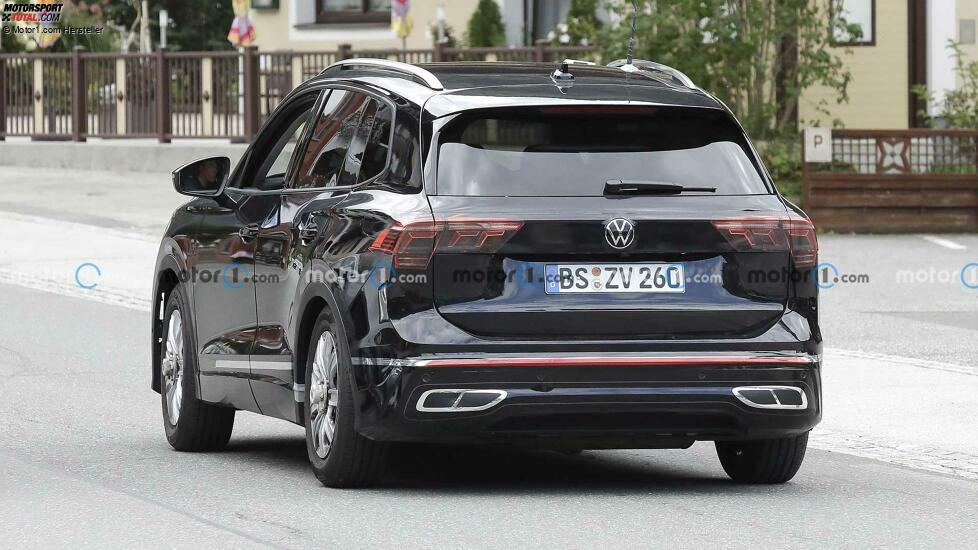 VW Tiguan (2023) mit Serienkarosserie erwischt