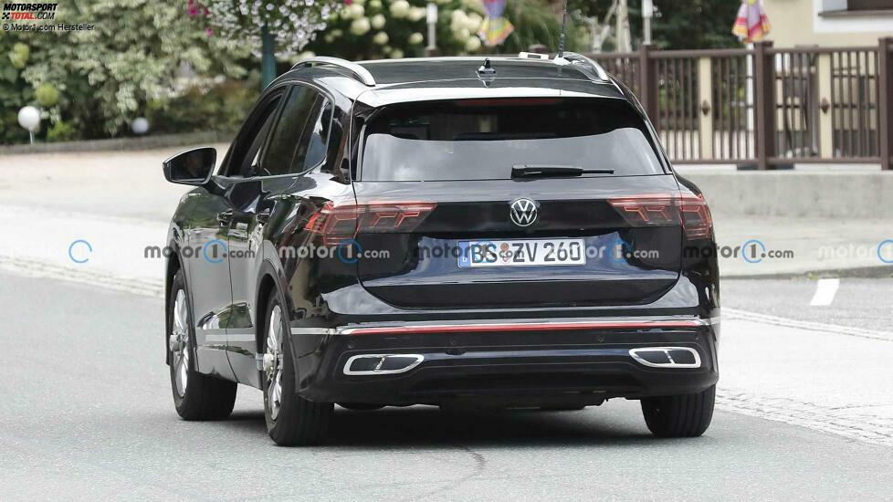 VW Tiguan (2023) mit Serienkarosserie erwischt