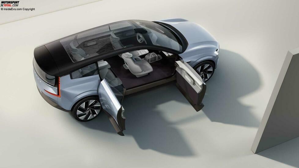 Volvo Concept Recharge (2021): Die Seitentüren öffnen sich portalartig