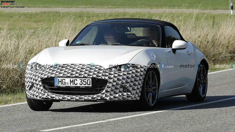 Mazda MX-5 (2024) als Test-Mule erwischt