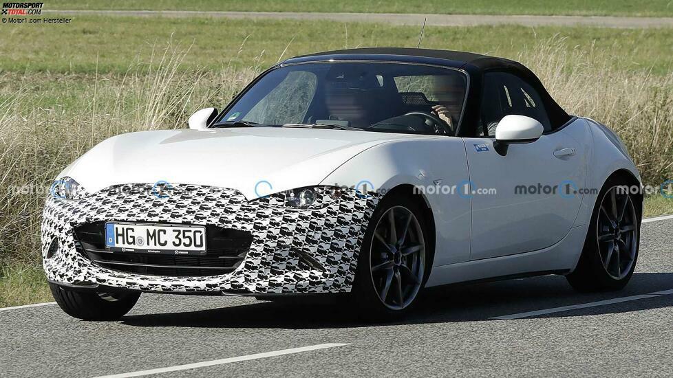 Mazda MX-5 (2024) als Test-Mule erwischt