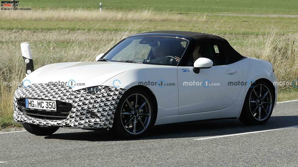 Mazda MX-5 (2024) als Test-Mule erwischt