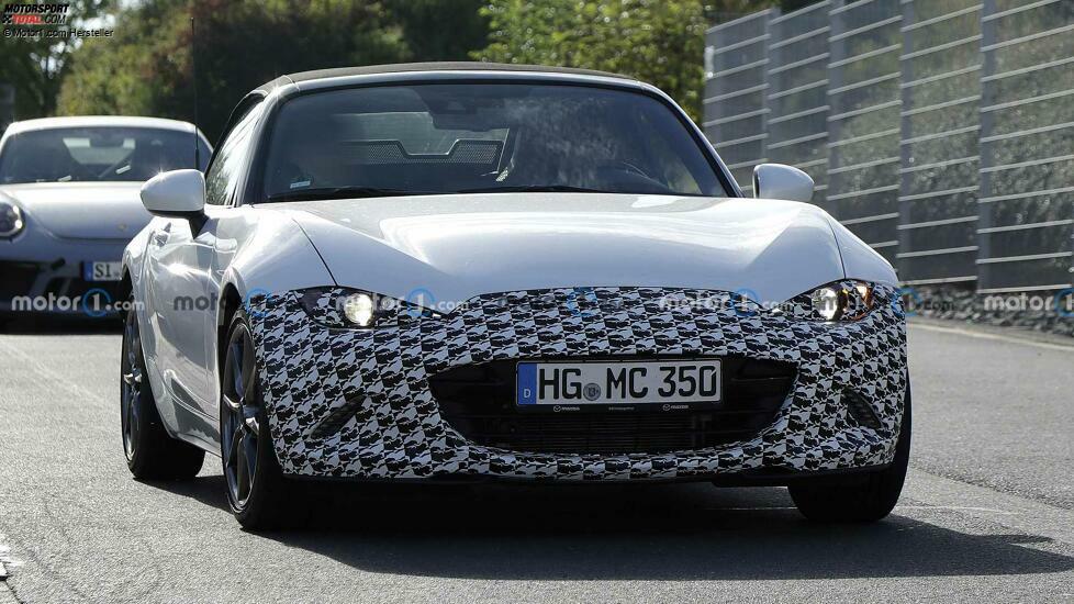 Mazda MX-5 (2024) als Test-Mule erwischt