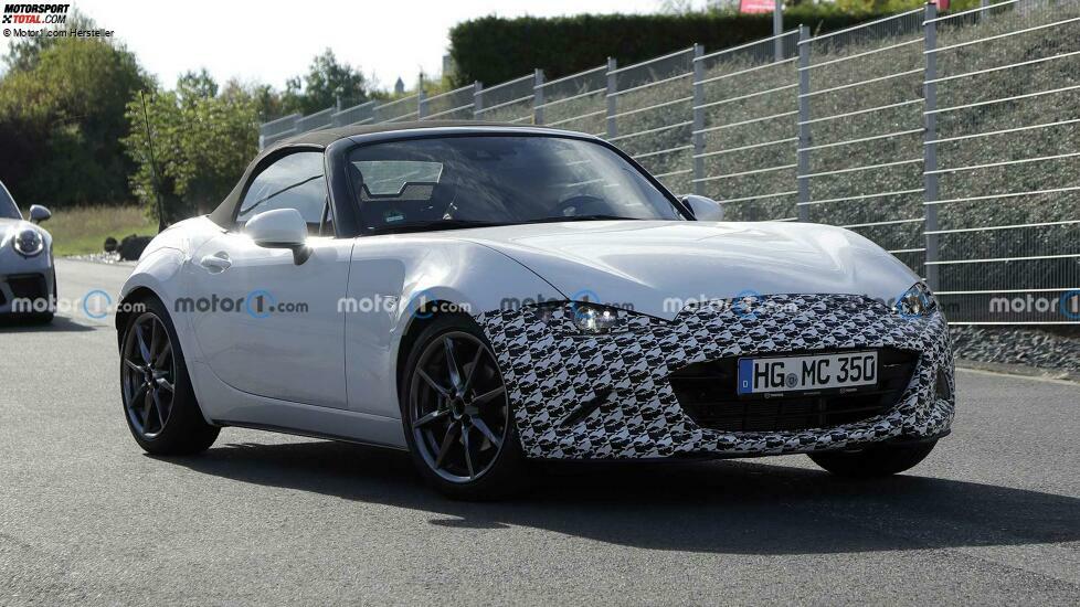 Mazda MX-5 (2024) als Test-Mule erwischt