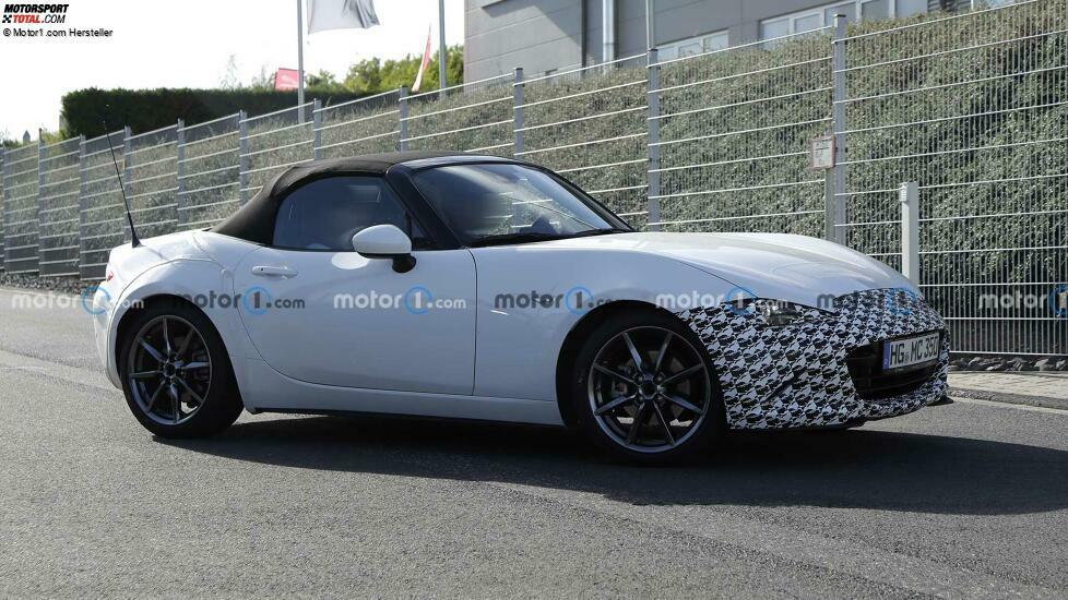 Mazda MX-5 (2024) als Test-Mule erwischt