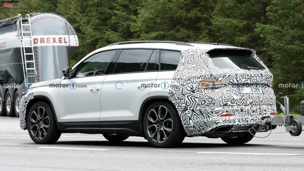 Skoda Kodiaq (2024) auf ersten Erlkönigbildern