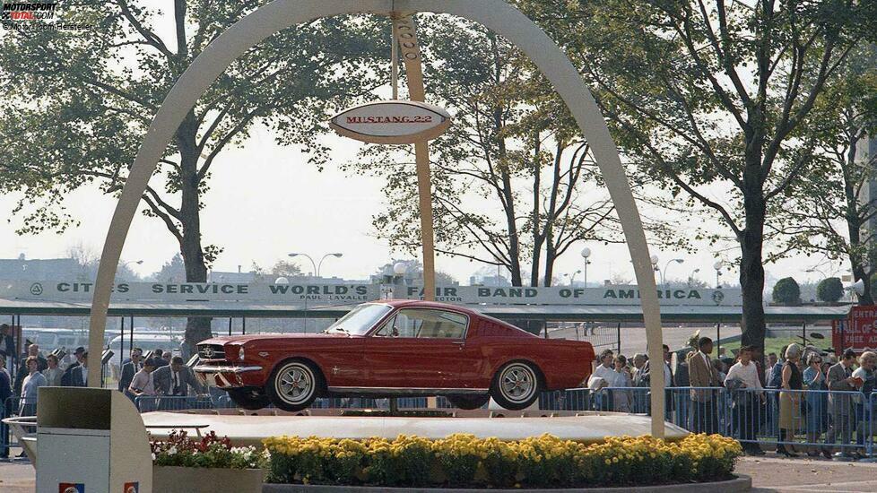 Ford Mustang Fastback auf der Weltausstellung 1965 in New York