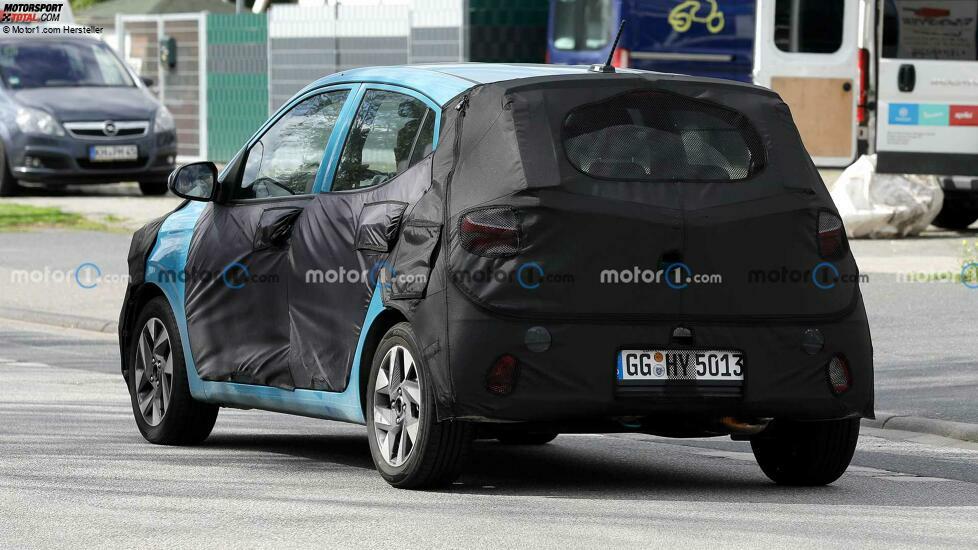 Hyundai i10 (2023) mit Facelift als Erlkönig