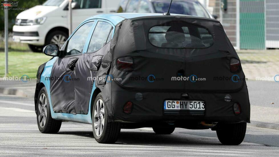 Hyundai i10 (2023) mit Facelift als Erlkönig