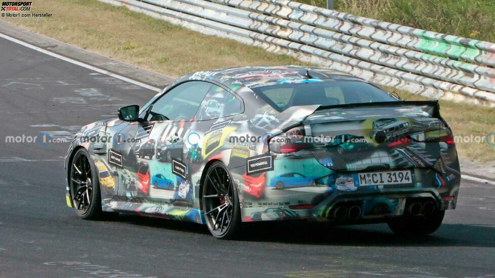 BMW 3.0 CSL (2023) auf neuen Erlkönigbildern vom Nürburgring