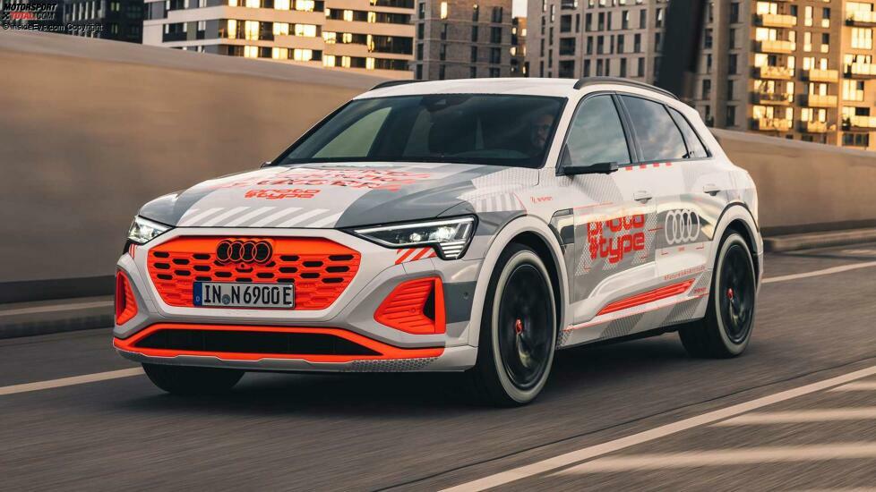 Audi Q8 e-tron (2023) auf potenziellen Teaserbildern