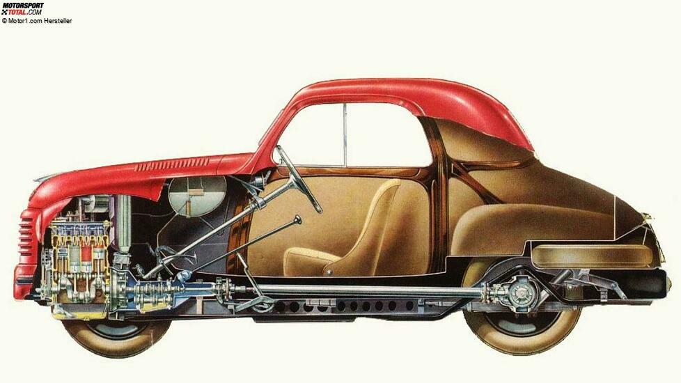 Fiat 500 Topolino C Querschnitt