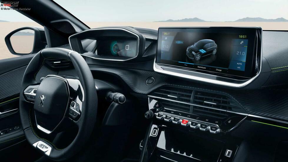 Peugeot e-208 (2023): Das Cockpit