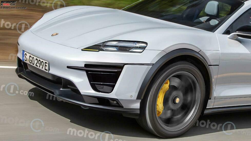 Porsche Elektro-SUV mit 7 Sitzen als Motor1.com-Rendering