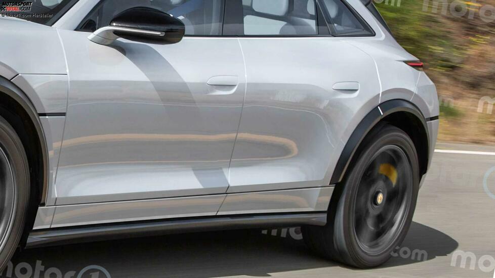 Porsche Elektro-SUV mit 7 Sitzen als Motor1.com-Rendering