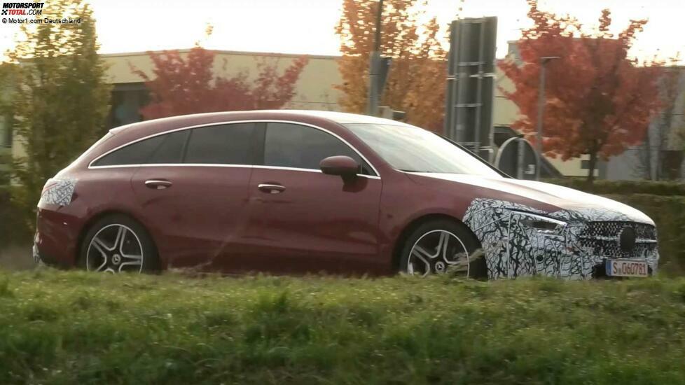 Mercedes CLA Shooting Brake Spy Video