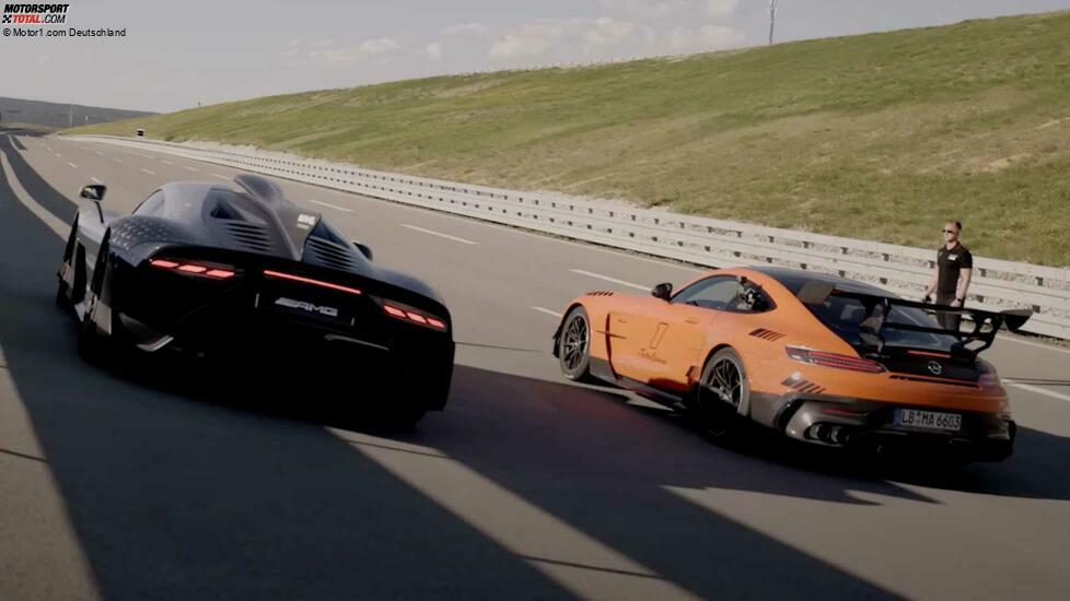 AMG One vs AMG GT Black Series Drag Race