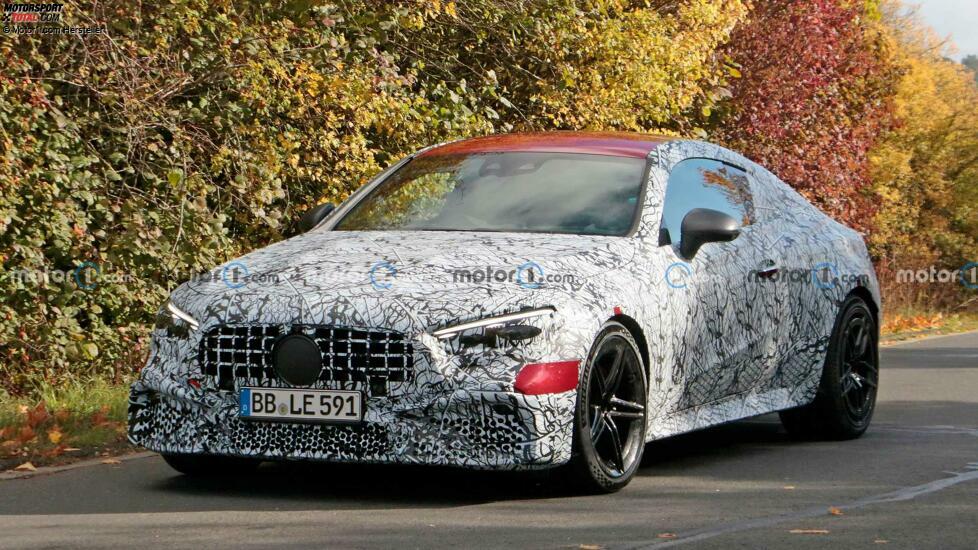 Mercedes-AMG CLE 63 Coupé auf ersten Erlkönigbildern