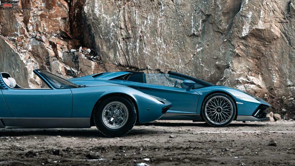 Finaler Lamborghini Aventador und Miura Roadster