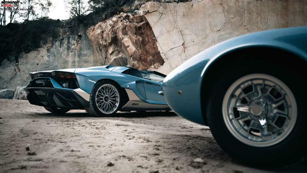 Finaler Lamborghini Aventador und Miura Roadster