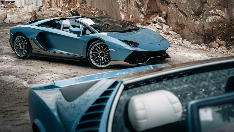 Finaler Lamborghini Aventador und Miura Roadster